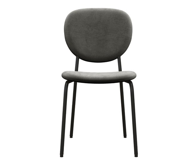 ANAIS-Silla Terciopelo (x4) Gris