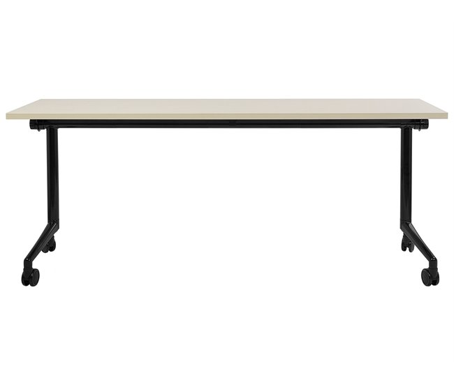 Beliani Escritorio plegable CAVI 180x60 Blanco