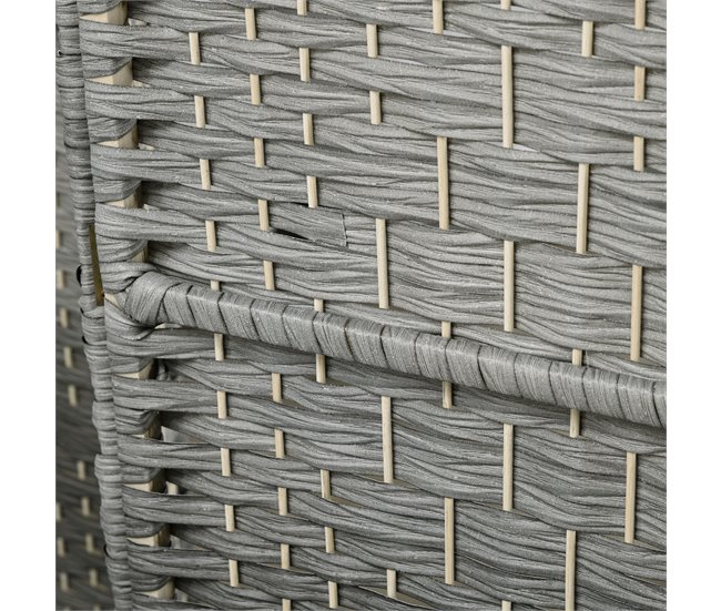 Biombo Polipropileno HOMCOM, hogar - decoración Gris