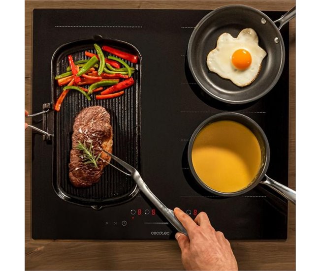 Cecotec Placa de inducción Bolero Squad I 4001 Flex Negro