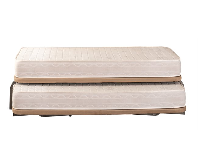 Base de cama tapizada 3D CANGURO 90X190 Madera