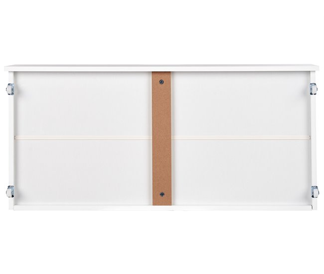 Beliani Conjunto de 2 cajones de cama Madera de pino EPANEY Blanco