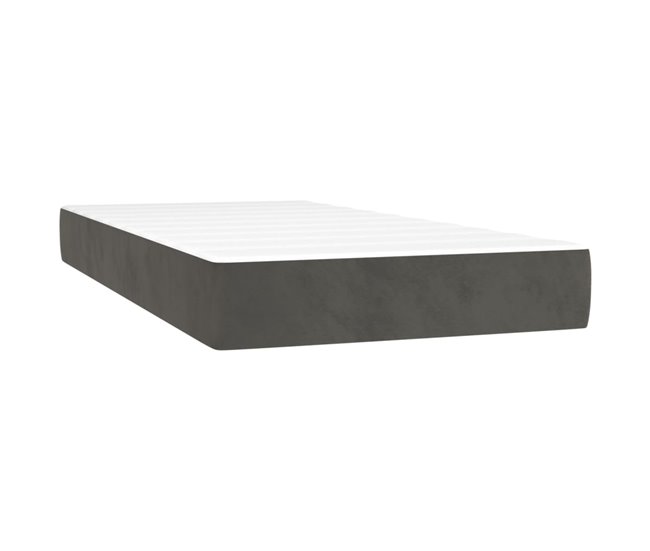 Cama box spring 90x190 Gris Oscuro