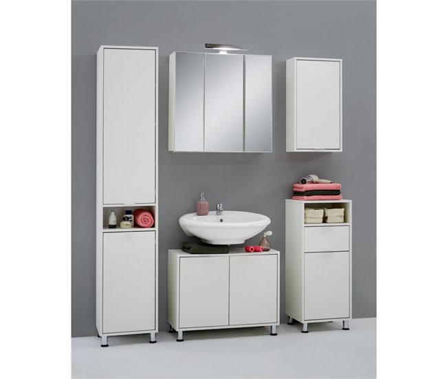 Armario De Pared Para Baño Blanco