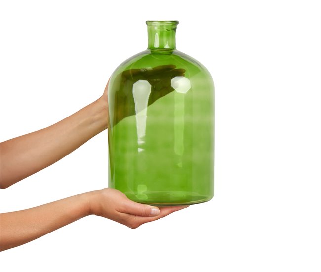 Beliani Jarrón decorativo PULAO Verde