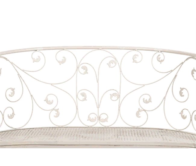 Banco Hierro Adda Home Blanco