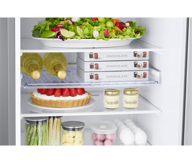 Combi 2 metros 390 litros No Frost inox SAMSUNG RB38C602DSA/EF Inox