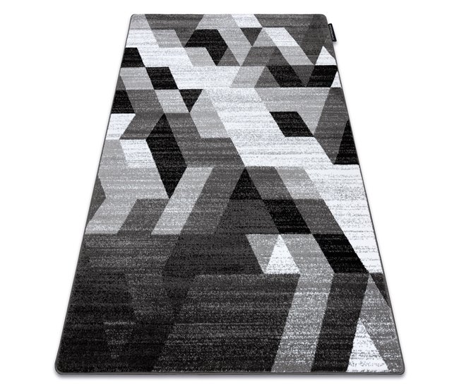 Alfombra INTERO TECHNIC 3D Diamantes Triángulos 160x220 Gris