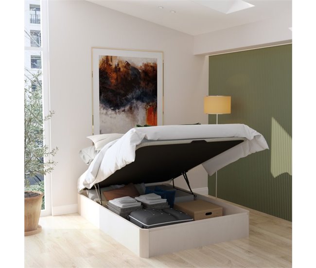 Canapé Luxury 3D 135x190 Blanco Veta