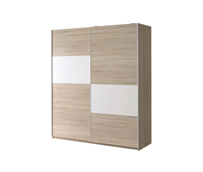 Armario SKIVE puertas correderas 170x209cm Roble