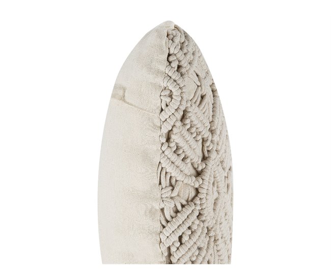 Beliani Cojín decorativo ESENKOY Beige