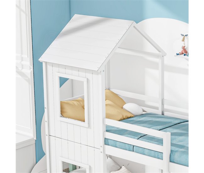 Camas literas 98x204 Blanco