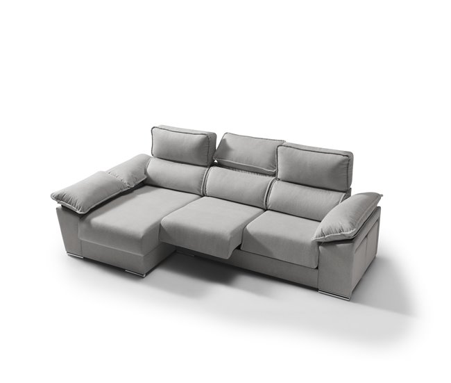 Chaise longue con arcon DIWY Gris