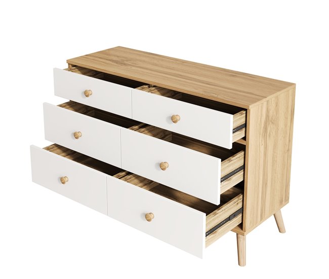 Aparadores Natural/ Blanco