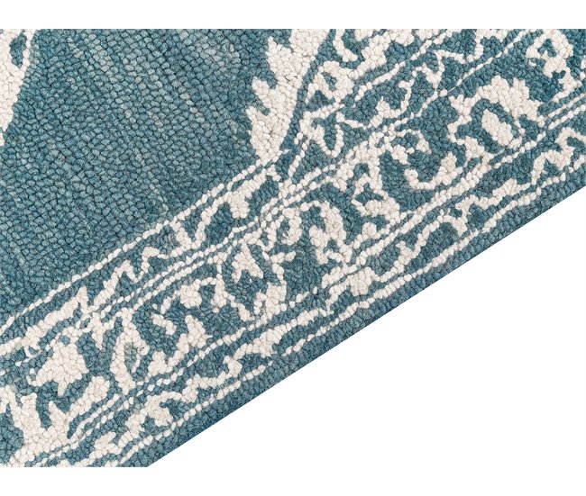Beliani Alfombra de pelo corto GEVAS 140x200 Azul