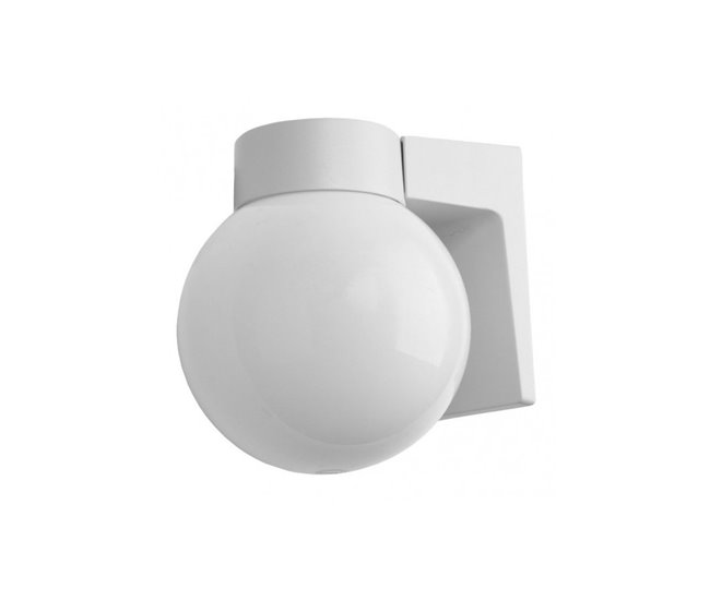 Aplique De Exterior Metal Serie Procyon Gris