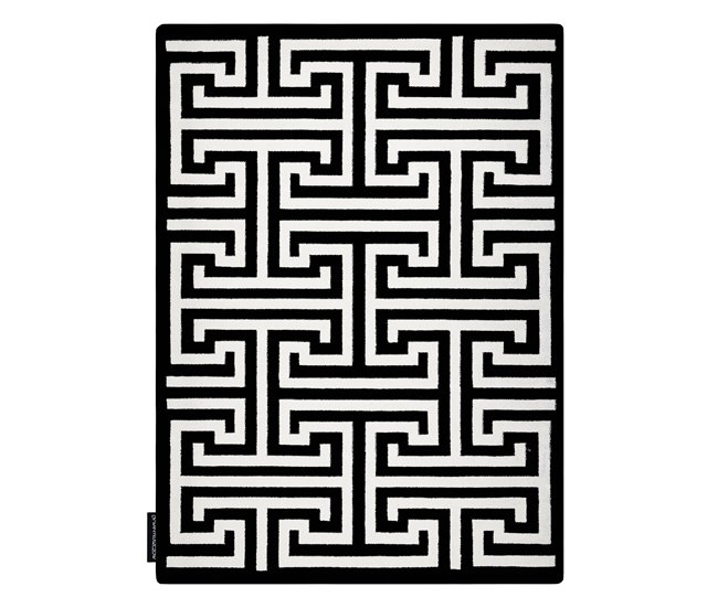 Alfombra HAMPTON Crown 120x170 Negro