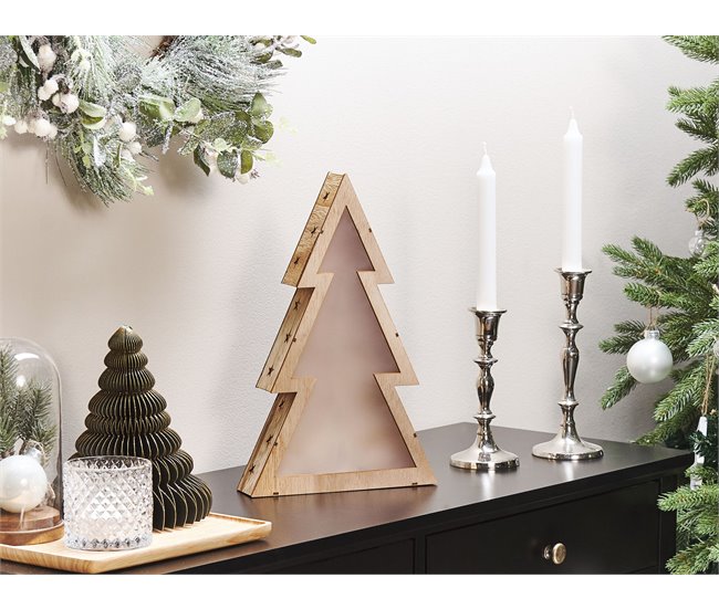 Beliani Figura decorativa JUVA Marron