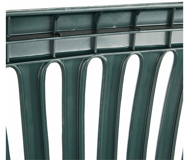 Banco exterior en PVC Verde