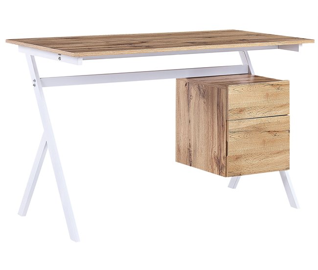 Beliani Escritorio ASHLAND 120x60 Marron