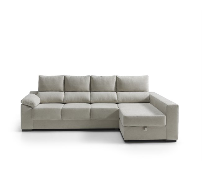 Chaise longue reversible con arcón PALA Antracita
