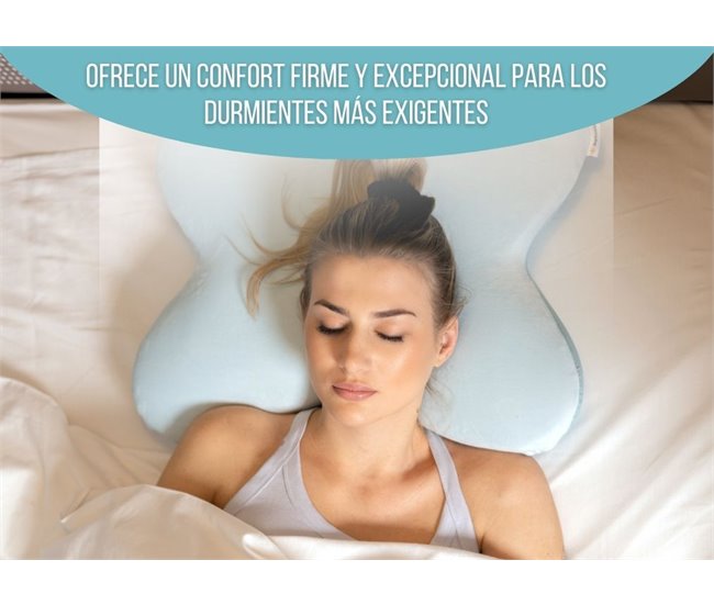 Almohada Mariposa Refrescante Gel Multiposiciones Blanco
