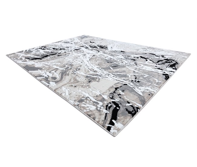 Alfombra GLOSS moderno 8488 37 Abstracción elegante glamour 120x170 Gris