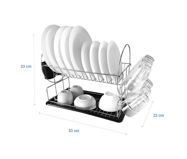 Escurridor de platos de cocina de acero inoxidable Aluminio