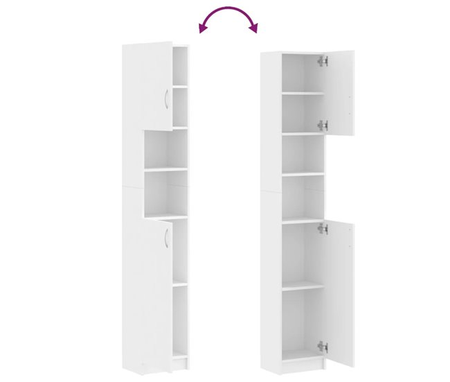 Armario De Baño Blanco