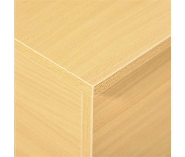 Baúl de Almacenamiento Melamina de Madera HOMCOM 100 Blanco