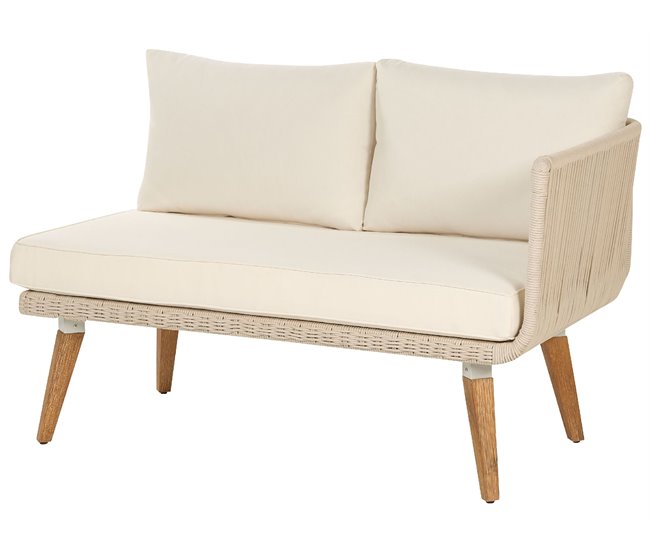 Beliani Conjunto de jardín ALCAMO Beige