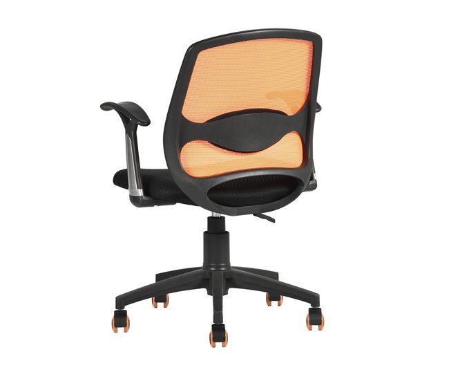Silla de oficina MINI color negro y naranja Naranja