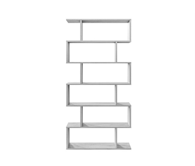 Estante de livros com efeito madeira 80 Gris