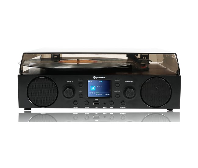 Tocadiscos Roadstar TTR-8850ED+BT Negro