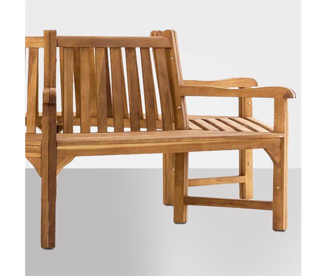 Banco de jardín - Sonja - Madera 250x250 Marron