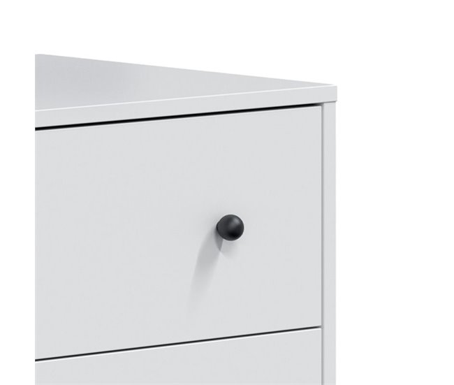 Dormitorio Iconic 4C Blanco/ Negro