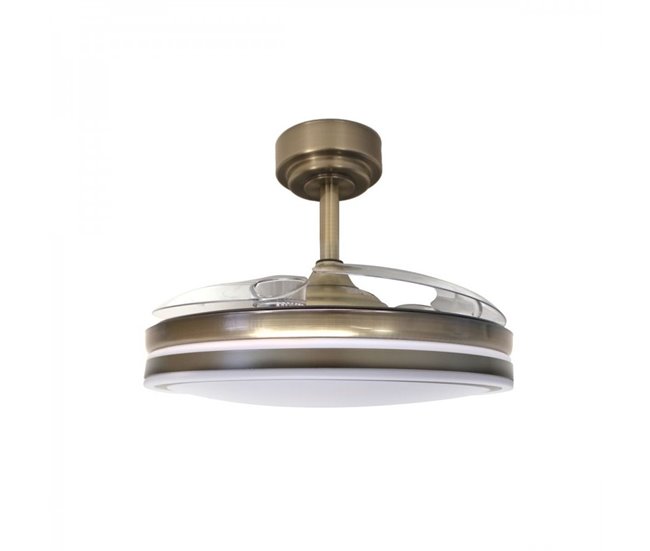 Ventilador De Techo Metal Serie Costa S Dorado