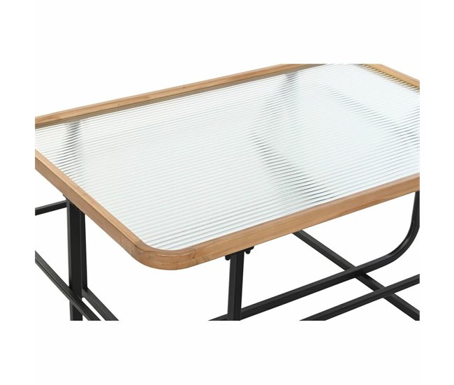 Mesa de Centro Negro/ Madera