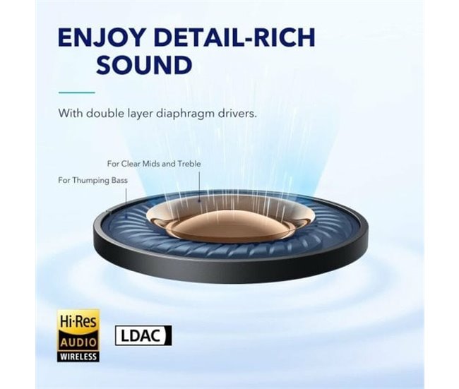 Auriculares de Diadema Negro