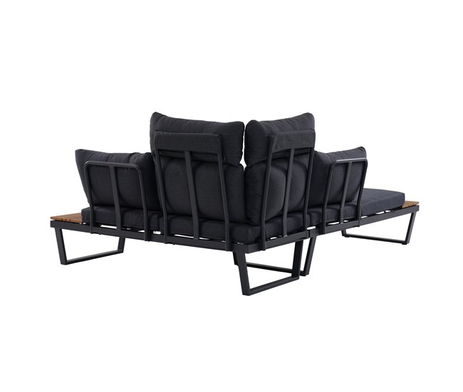 Set de jardín CORNER color antracita Gris Oscuro