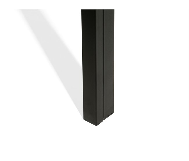 Beliani Mesa de comedor LAREDO 90x150 Negro