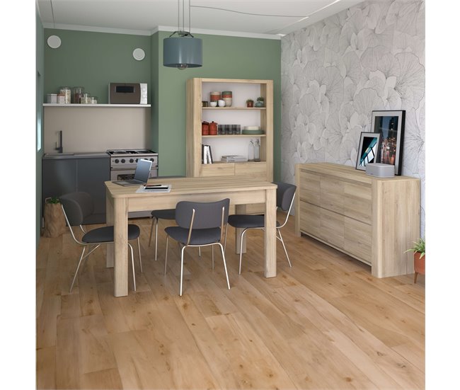 Aparador comedor City Moderno Madera Clara