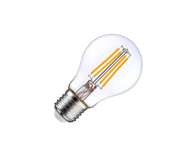 Pack 2 Bombillas LED Filamento Vela 7hSevenOn Premium Transparente