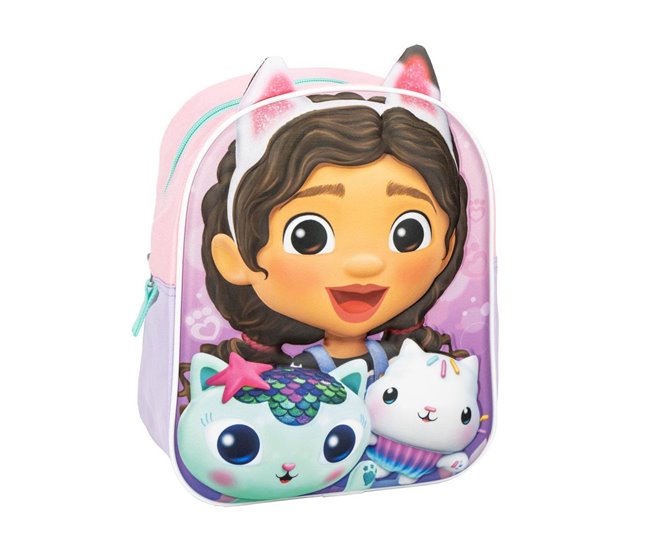 MOCHILA INFANTIL 3D APLICACIONES GABBY'S DOLLHOUSE Multicolor