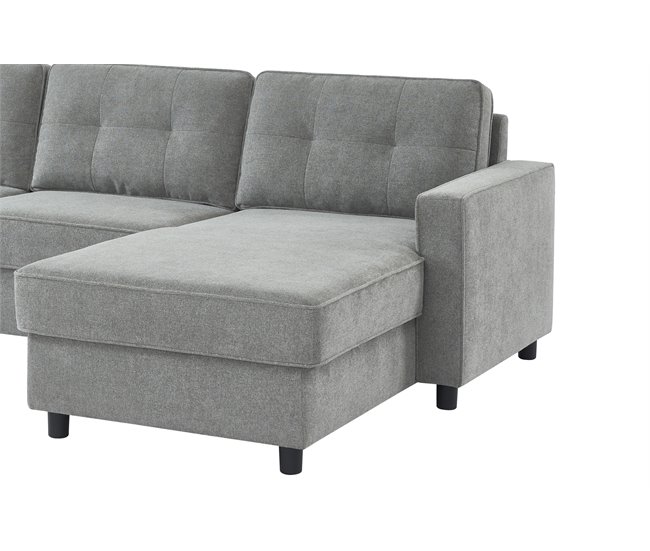Chaise longue CIAN reversible 3 plazas gris Gris