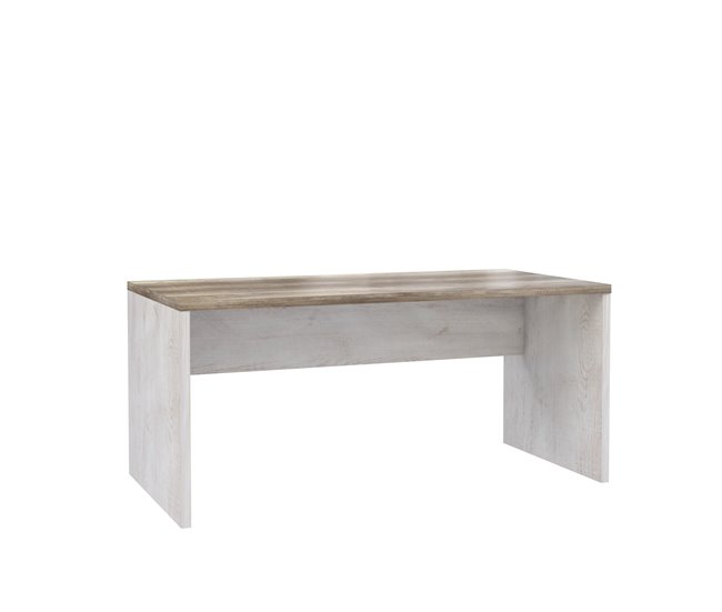 Mesa escritorio VERONA con textura 3D  Roble