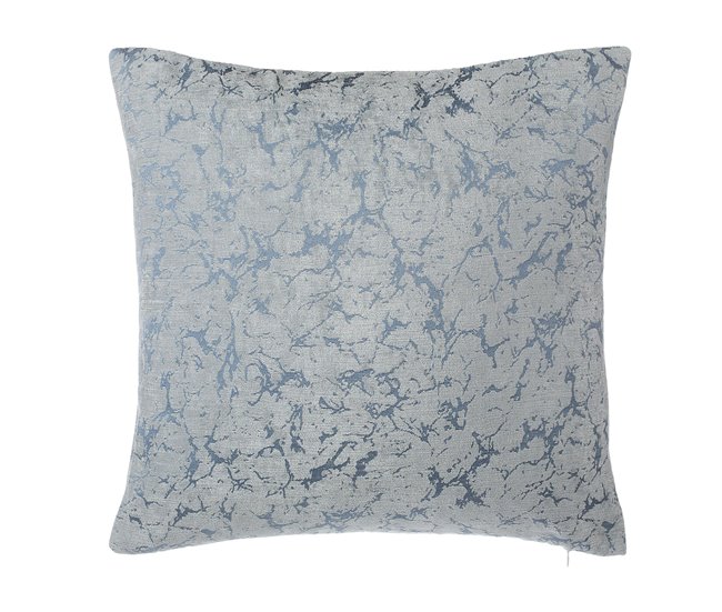 Beliani Cojín decorativo WISTERIA Gris Claro