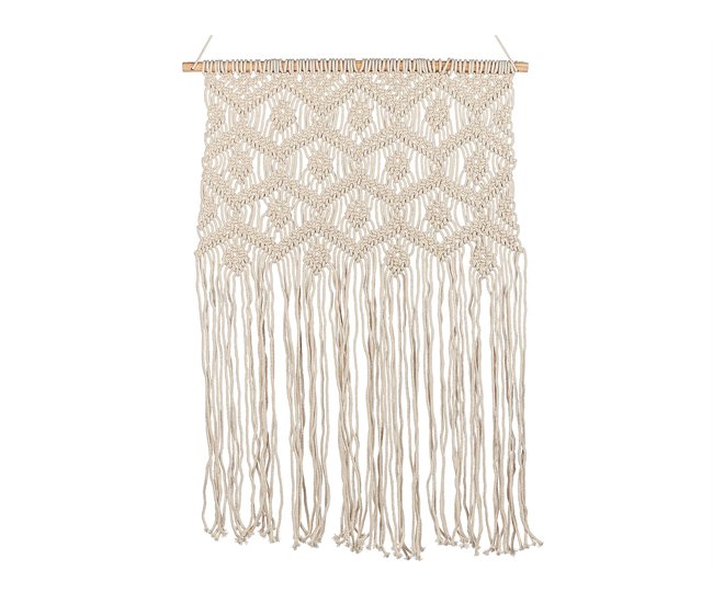 Beliani Decoración de pared de tela KALERI Beige