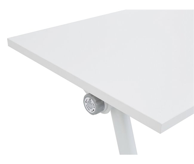 Beliani Escritorio plegable BENDI 120x60 Blanco