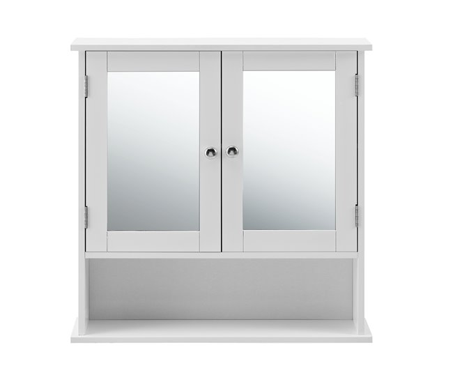 Mueble de pared para el baño MDF Blanco